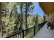 A large balcony offers scenic mountain and forest views from this updated home at 4162 Matterhorn Way, Las Vegas, NV 89124