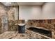 Elegant bathroom features a marble shower and tub at 4162 Matterhorn Way, Las Vegas, NV 89124