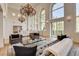 Bright and stylish living room with expansive mountain views and an open floor plan at 4162 Matterhorn Way, Las Vegas, NV 89124