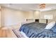 Large main bedroom with a fireplace, hardwood flooring, and ample natural light at 4162 Matterhorn Way, Las Vegas, NV 89124