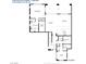 First floor plan showcasing the layout of the living spaces, bedrooms, and kitchen in the home at 4290 Solace St, Las Vegas, NV 89135