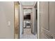 This laundry room offers modern appliances and is located near the hallway at 4290 Solace St, Las Vegas, NV 89135