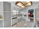 Functional kitchen features modern appliances, sleek cabinets, and tiled backsplash at 4629 Denwood Dr, Las Vegas, NV 89147