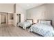 Open bedroom with a view to an ensuite bath and walk in closet at 517 Casa Del Norte Dr, North Las Vegas, NV 89031