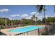 Relax in this community's swimming pool, surrounded by lush landscaping and lounge chairs at 5209 Silica Chalk Ave, Las Vegas, NV 89115