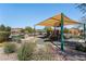 Neighborhood playground with covered play structure, picnic tables and plenty of open space to enjoy at 6121 Mission Gorge Ct, Las Vegas, NV 89130