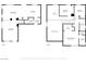 Detailed floor plans of the first and second floors of the property at 682 E Sole Addiction Ave, Las Vegas, NV 89183