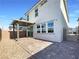 Private backyard featuring a paved patio area, perfect for outdoor dining and relaxation at 6918 Dandelion Park Ave, Las Vegas, NV 89113