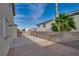 Backyard area featuring concrete and brick patio areas at 7240 Wandering Star Ct, Las Vegas, NV 89131