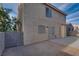 Backyard featuring a mix of concrete and brick patios with block wall at 7240 Wandering Star Ct, Las Vegas, NV 89131