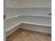 View of the pantry with ample shelving space at 7240 Wandering Star Ct, Las Vegas, NV 89131