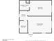 Layout of the guest house featuring a bedroom, bathroom, kitchen, and living room at 7258 W Le Baron Ave, Las Vegas, NV 89178