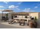 Outdoor living space with comfortable seating and scenic views at 778 Horizon Canyon Dr, Henderson, NV 89052