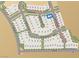 Community map showing the different lots and their square footage at 87 Cashmere Waltz Pl, Henderson, NV 89011