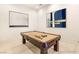 Game room with pool table and modern decor at 8895 S Tenaya Way, Las Vegas, NV 89113