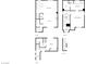 Detailed floor plan showcasing the layout of the home's multiple floors at 9384 Hosner St, Las Vegas, NV 89178