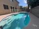 Inviting backyard pool featuring a soothing ambiance and a great space for relaxation at 1030 Country Skies Ave, Las Vegas, NV 89123