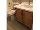 Bathroom featuring a toilet and an updated vanity at 10342 Spider Rock Ave, Las Vegas, NV 89135