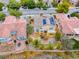 This home offers a private backyard oasis with a balcony, charming patio and lush landscaping at 1367 Minuet St, Henderson, NV 89052