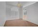 Dining room with window, chair rail, and a chandelier at 2149 Eaglepath Cir, Henderson, NV 89074