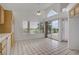 Bright breakfast nook featuring tile floors and view of backyard at 2149 Eaglepath Cir, Henderson, NV 89074