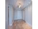Hallway featuring recessed lighting, tile floors, and modern, neutral paint at 222 Karen Ave # 2308, Las Vegas, NV 89109