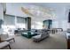 Expansive resident lounge featuring ample seating, modern decor, and stylish lighting fixtures at 222 Karen Ave # 2308, Las Vegas, NV 89109