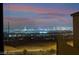 Breathtaking city view overlooking the Las Vegas skyline at night with colorful evening sky at 2407 Ridgeline Wash St, Las Vegas, NV 89138