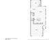 Floorplan of the home's first level, including the garage, kitchen, living room, dining room, and patio at 2407 Ridgeline Wash St, Las Vegas, NV 89138