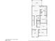 Floorplan of the home's second level, including the primary bedroom, bathrooms, closets, and bedrooms at 2407 Ridgeline Wash St, Las Vegas, NV 89138
