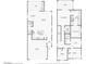 Floorplans for both levels of the home, including the first and second floor layouts at 2407 Ridgeline Wash St, Las Vegas, NV 89138