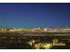 Breathtaking nighttime view of the illuminated Las Vegas city skyline at 2555 Hampton Rd # 7304, Henderson, NV 89052