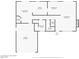 Detailed floor plan of the house layout showcasing the Gathering room, kitchen, bathrooms, garage, and living room at 2614 Capistrano Ave, Las Vegas, NV 89121