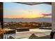 Stunning infinity pool offers unobstructed views of the mountains and city lights at sunset at 2695 Ponte Vecchio Ter, Henderson, NV 89052