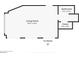 Floor plan view of the detached guest house, including the living room, bathroom and closet dimensions at 3104 Conners Dr, Las Vegas, NV 89107