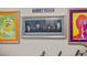 Close up of music room with Beatles memorabilia, instruments, and Abbey Road sign at 3104 Conners Dr, Las Vegas, NV 89107