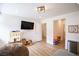 Bright, open room with a television, play-house, and wooden horse at 3236 Cliff Sieler Ct, Las Vegas, NV 89117