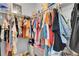 Walk-in closet with clothing racks and storage shelves providing an organized space at 398 Frank Case Ln, Henderson, NV 89011