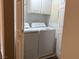 Convenient laundry room with modern washer and dryer at 4013 Extenso Dr, North Las Vegas, NV 89032