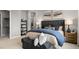 Serene bedroom featuring neutral tones, stylish decor, and cozy furnishings at 489 Carter House Way, Las Vegas, NV 89138