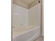 Bathroom features a white tiled tub and shower combination at 500 Quail Bird Pl, Henderson, NV 89052
