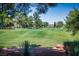 Scenic view of the meticulously manicured golf course, showcasing the lush green grass and mature trees at 5401 Indian Hills Ave, Las Vegas, NV 89130