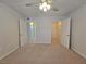 Bedroom showcasing a ceiling fan and closet access at 5710 E Tropicana Ave # 1018, Las Vegas, NV 89122