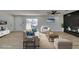 Bright living room with comfortable seating, modern fireplace and stylish decor at 6100 Fawn Cir, Las Vegas, NV 89107