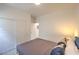 Bedroom with modern finishes, neutral decor, and a spacious closet at 7045 Judith River St, North Las Vegas, NV 89084