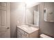 Bathroom vanity with neutral color walls at 8 Via Dolcetto, Henderson, NV 89011