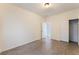 This bedroom features wood-look floors and a double door closet at 908 Cypress Gold Ct, North Las Vegas, NV 89031