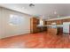 Spacious kitchen with a center island, plenty of cabinet storage, and modern appliances at 908 Cypress Gold Ct, North Las Vegas, NV 89031