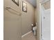 Cozy bathroom area with a toilet and shower stall, perfect for guests or as a secondary bath at 9393 New Utrecht St, Las Vegas, NV 89178
