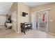 Dining area with patio access, offering a great space for entertaining guests at 9393 New Utrecht St, Las Vegas, NV 89178